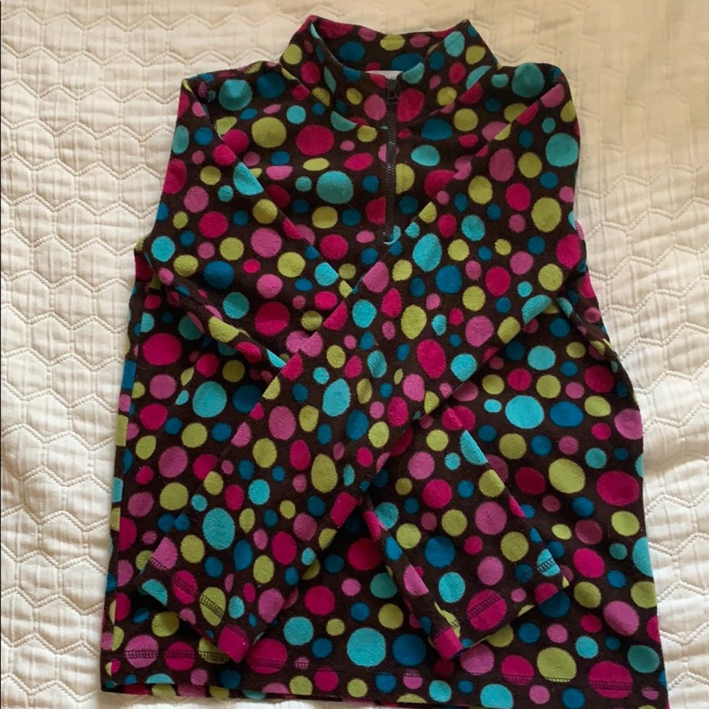 Garnet Hill Polka Dot Fleece